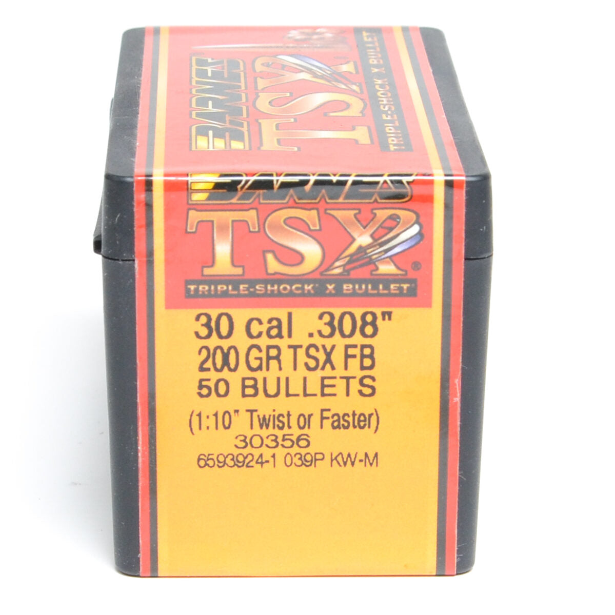 Barnes .308 Diameter 200 Grain Solid Hollow Point TSX 50 Count Bullets