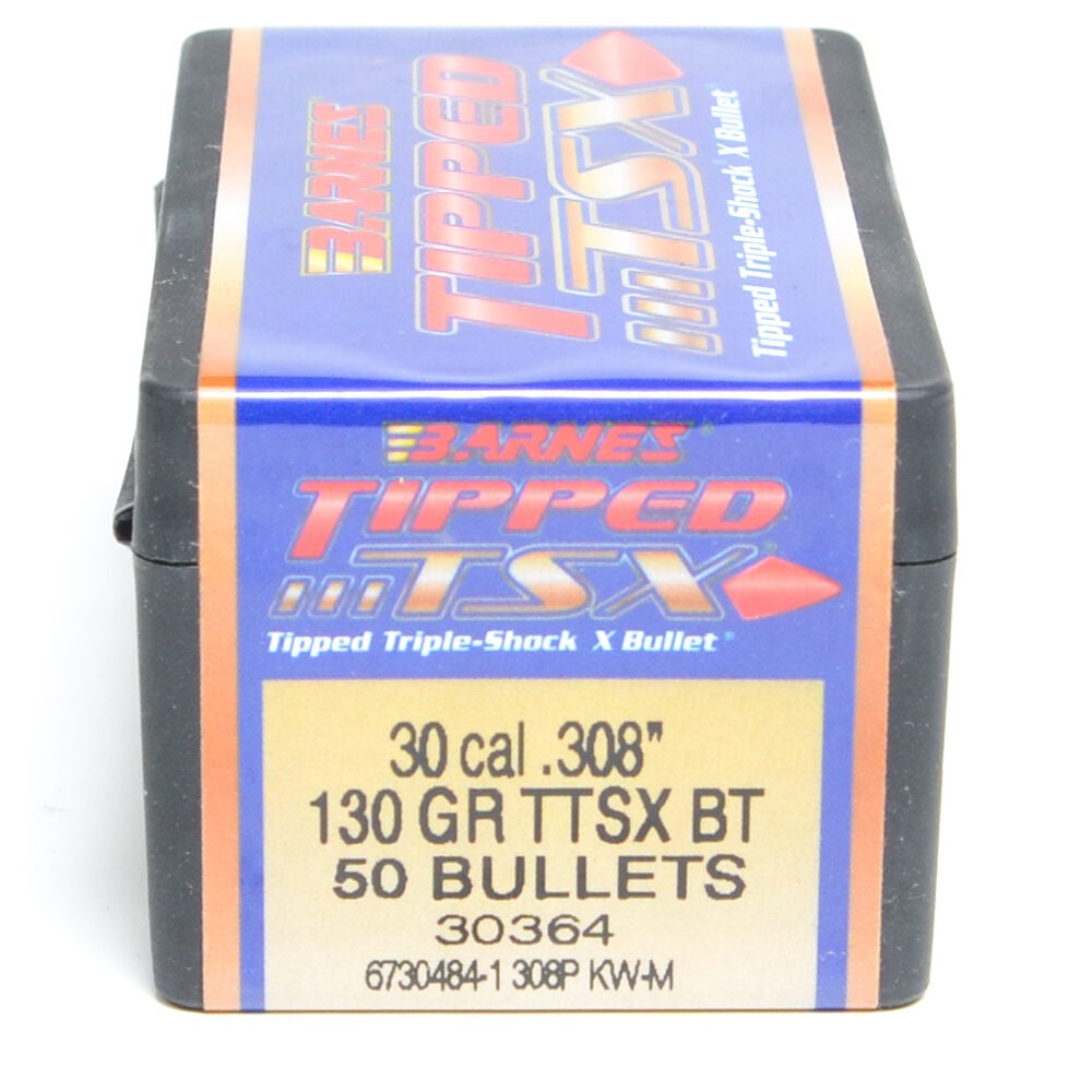 Barnes .308 Diameter 130 Grain Polymer Tip TTSX 50 Count Bullets