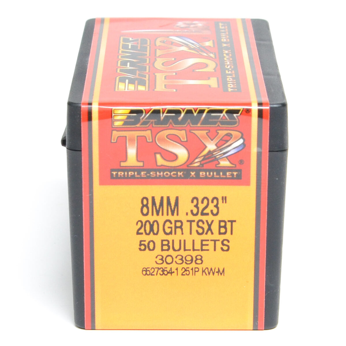 Barnes .323 Diameter 200 Grain Solid Hollow Point TSX 50 Count Bullets