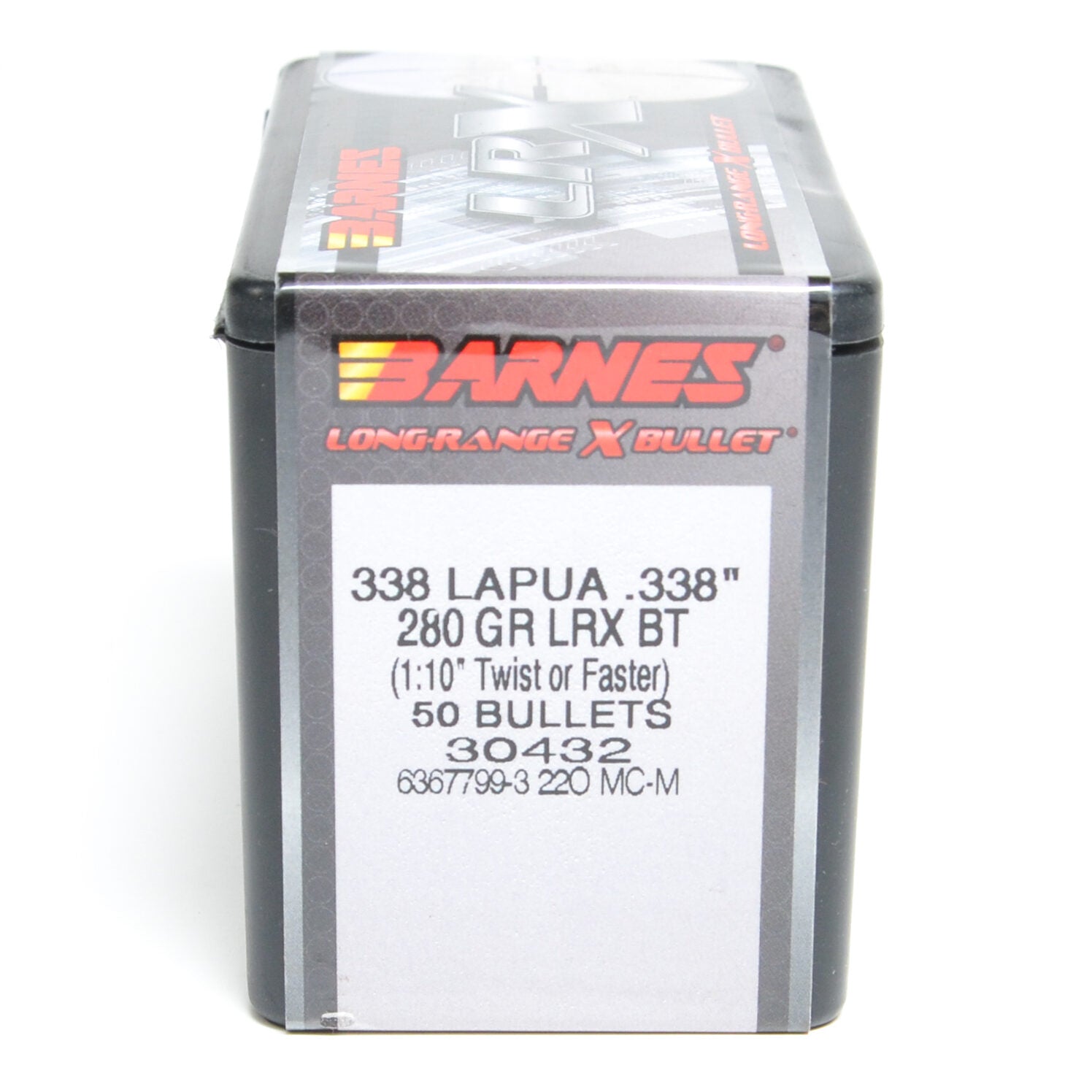 Barnes .338 Diameter 280 Grain Polymer Tip LRX 50 Count Bullets