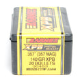 Barnes .357 Diameter 140 Grain Jacketed Hollow Point XPB 20 Count Bullets (38 Special, 357 Magnum)