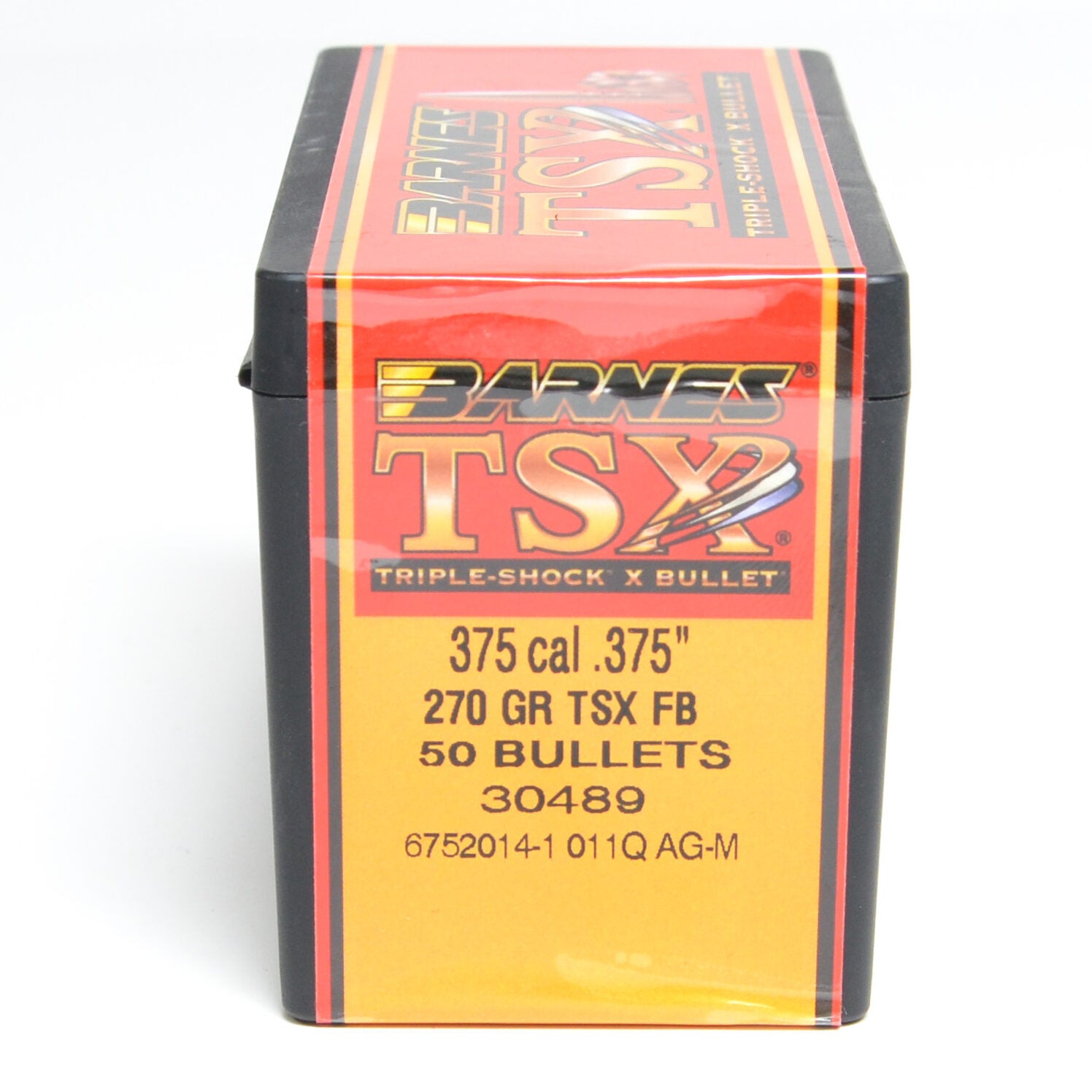 Barnes .375 Diameter 270 Grain Solid Hollow Point TSX 50 Count Bullets