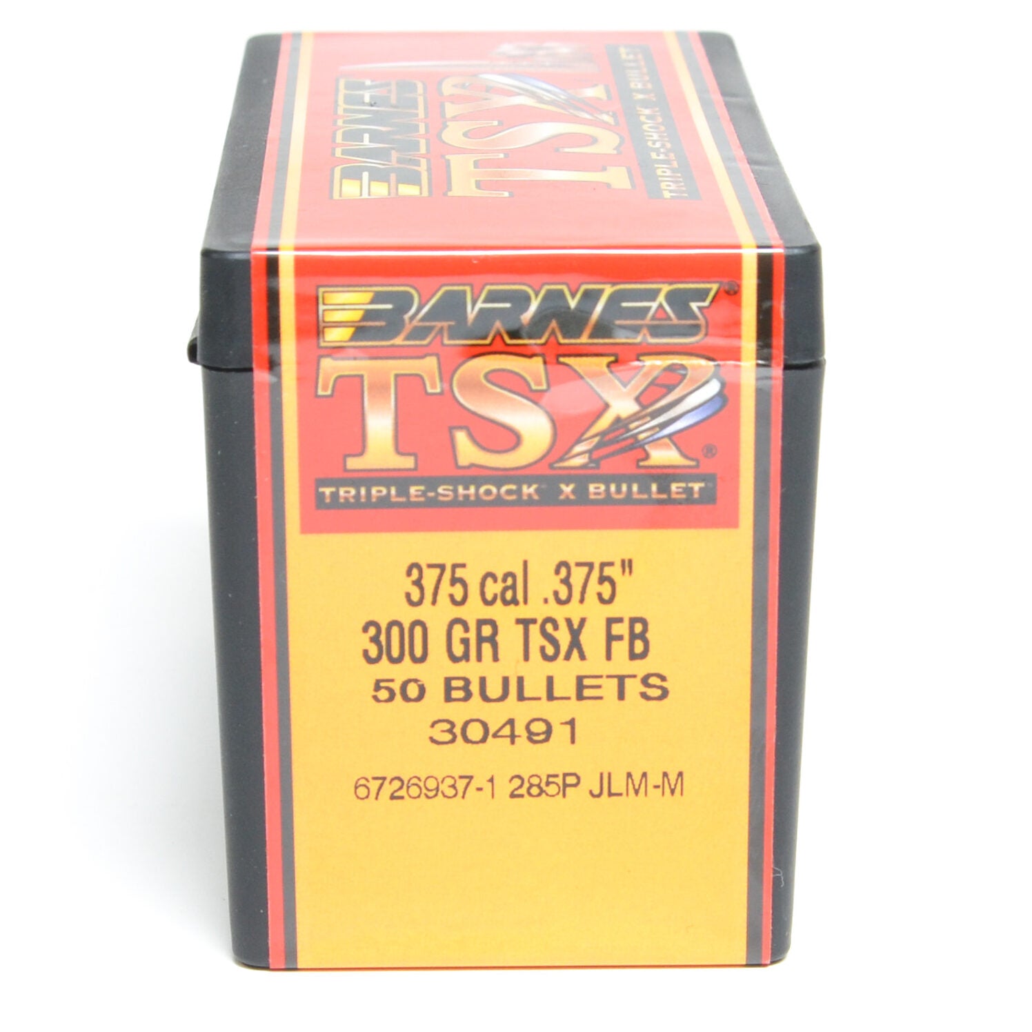 Barnes .375 Diameter 300 Grain Solid Hollow Point TSX 50 Count Bullets