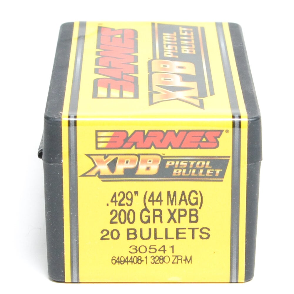 Barnes .429 Diameter 200 Grain Jacketed Hollow Point XPB 20 Count Bullets