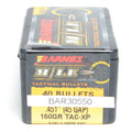 Barnes .451 Diameter 160 Grain Jacketed Hollow Point TAC-XP 40 Count Bullets