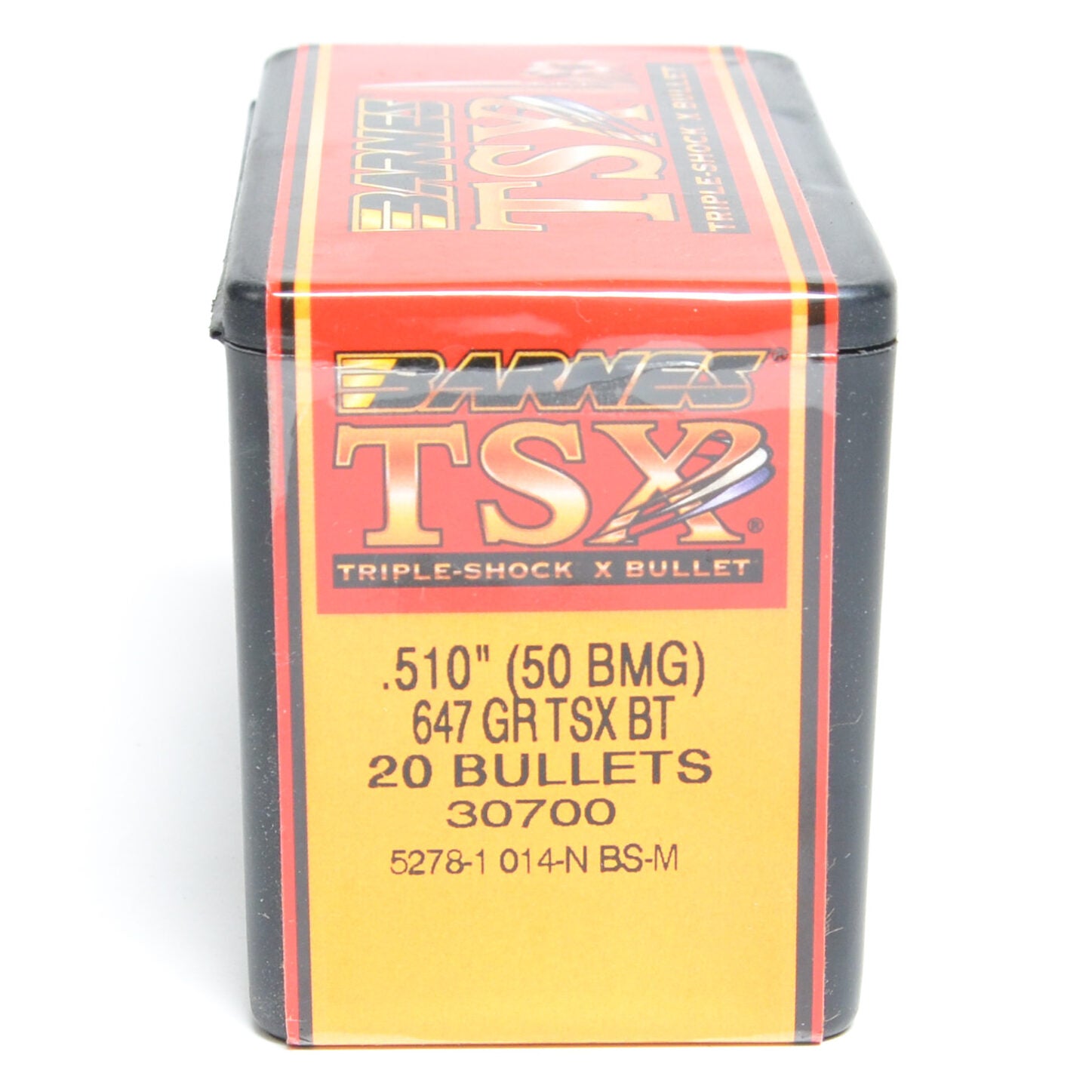Barnes .510 Diameter 647 Grain Solid Hollow Point TSX 20 Count Bullets