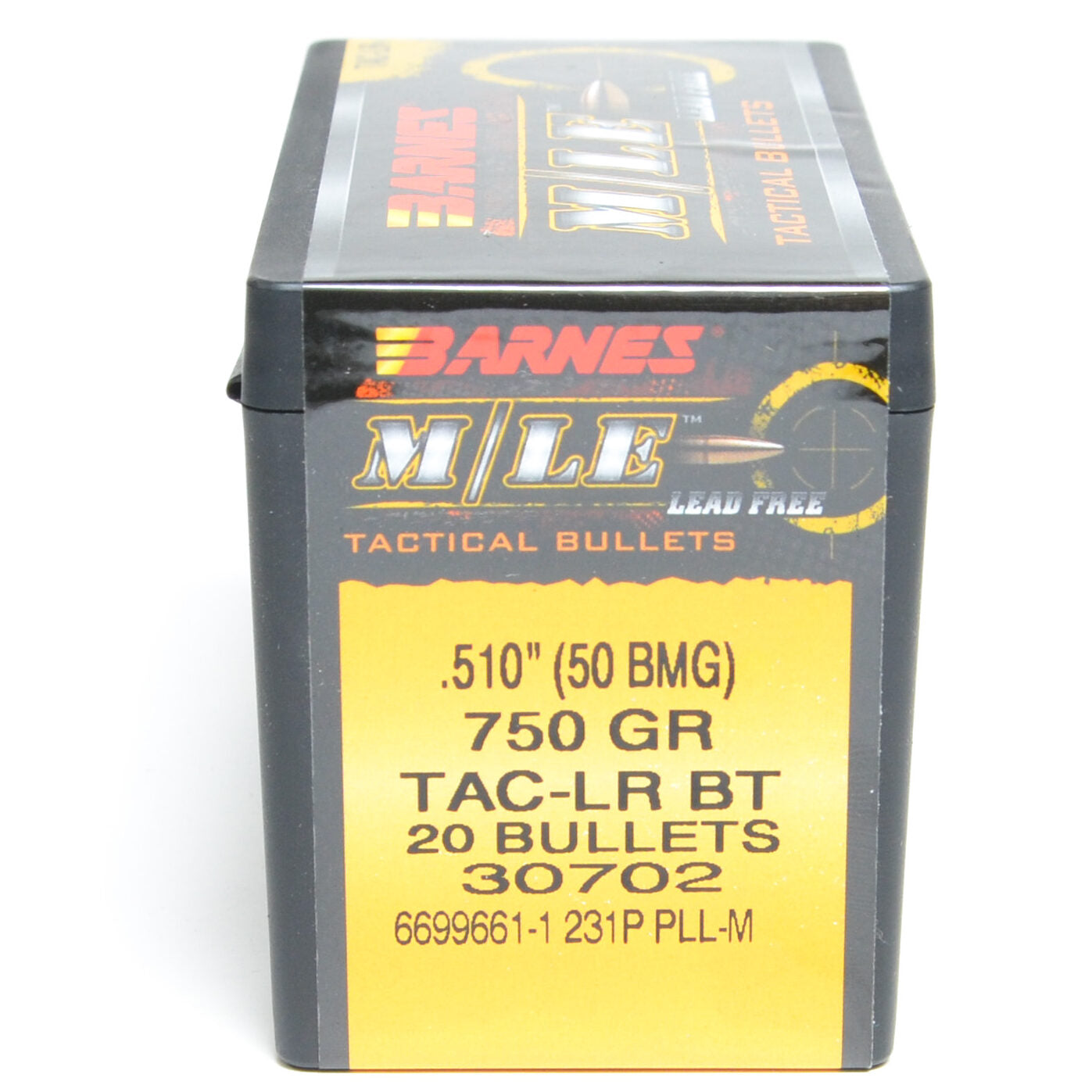 Barnes .510 Diameter 750 Grain Spitzer TAC-LR 20 Count Bullets