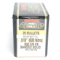 Barnes .618 Diameter 900 Grain Solid Banded 20 Count Bullets (600 Nitro Express)