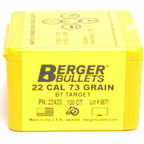 Berger .224 Diameter 73 Grain Target Bullets