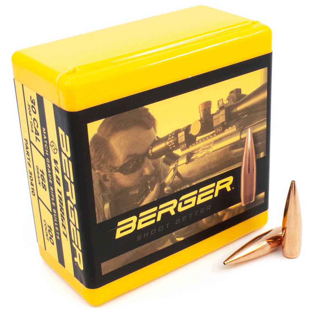 Berger .308 / 30 168 Grain Target Very Low Drag (100)