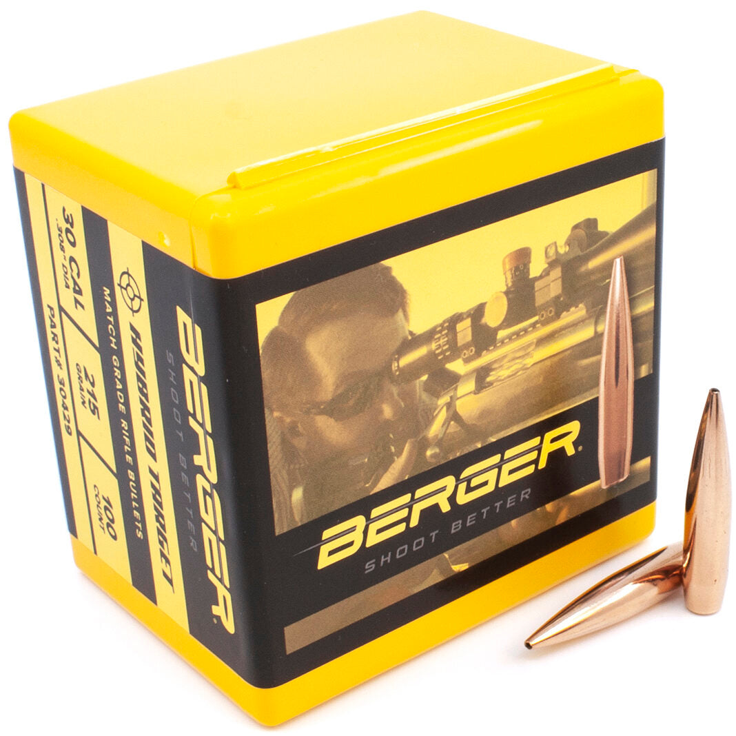 Berger .308 / 30 215 Grain Hybrid Target (100)