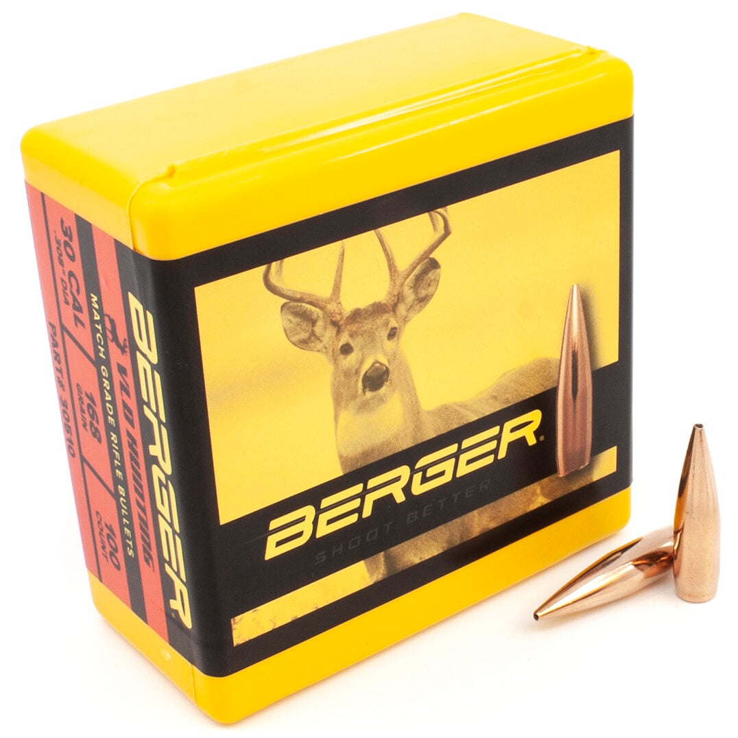 Berger .308 / 30 168 Grain Hunting Very Low Drag (100)