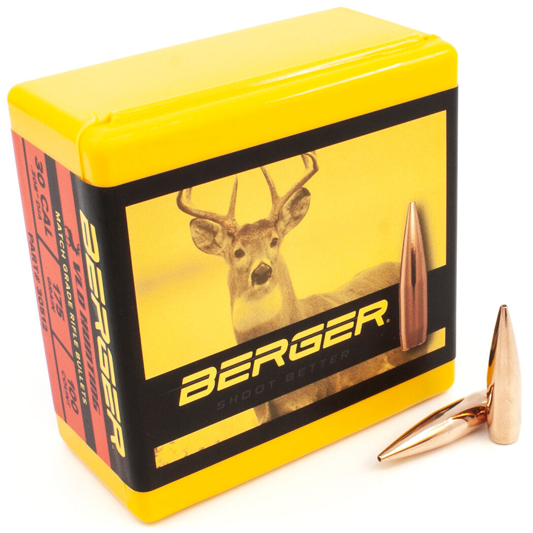 Berger .308 / 30 175 Grain Hunting Very Low Drag (100)