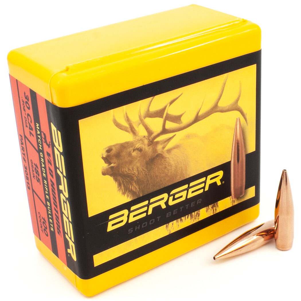 Berger .308 / 30 185 Grain Hunting Very Low Drag (100)