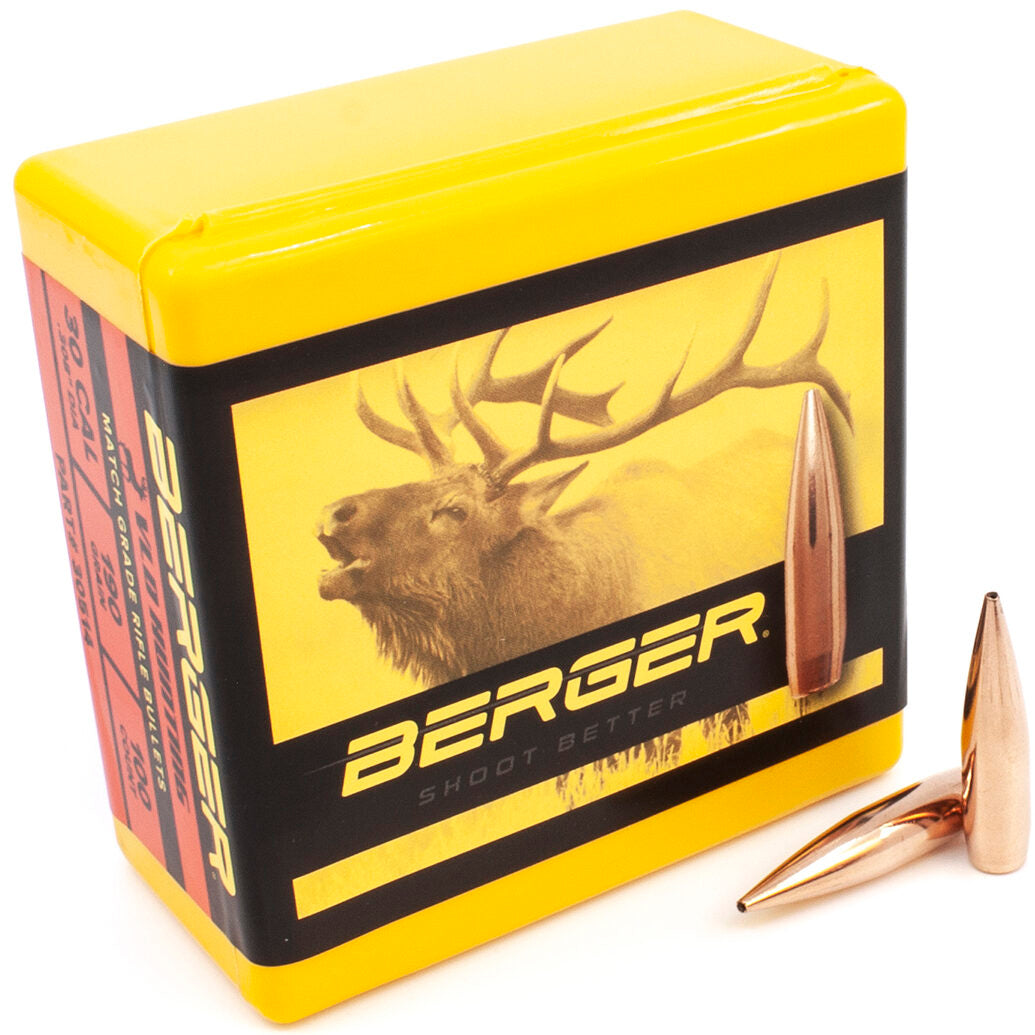 Berger .308 / 30 190 Grain Hunting Very Low Drag (100)