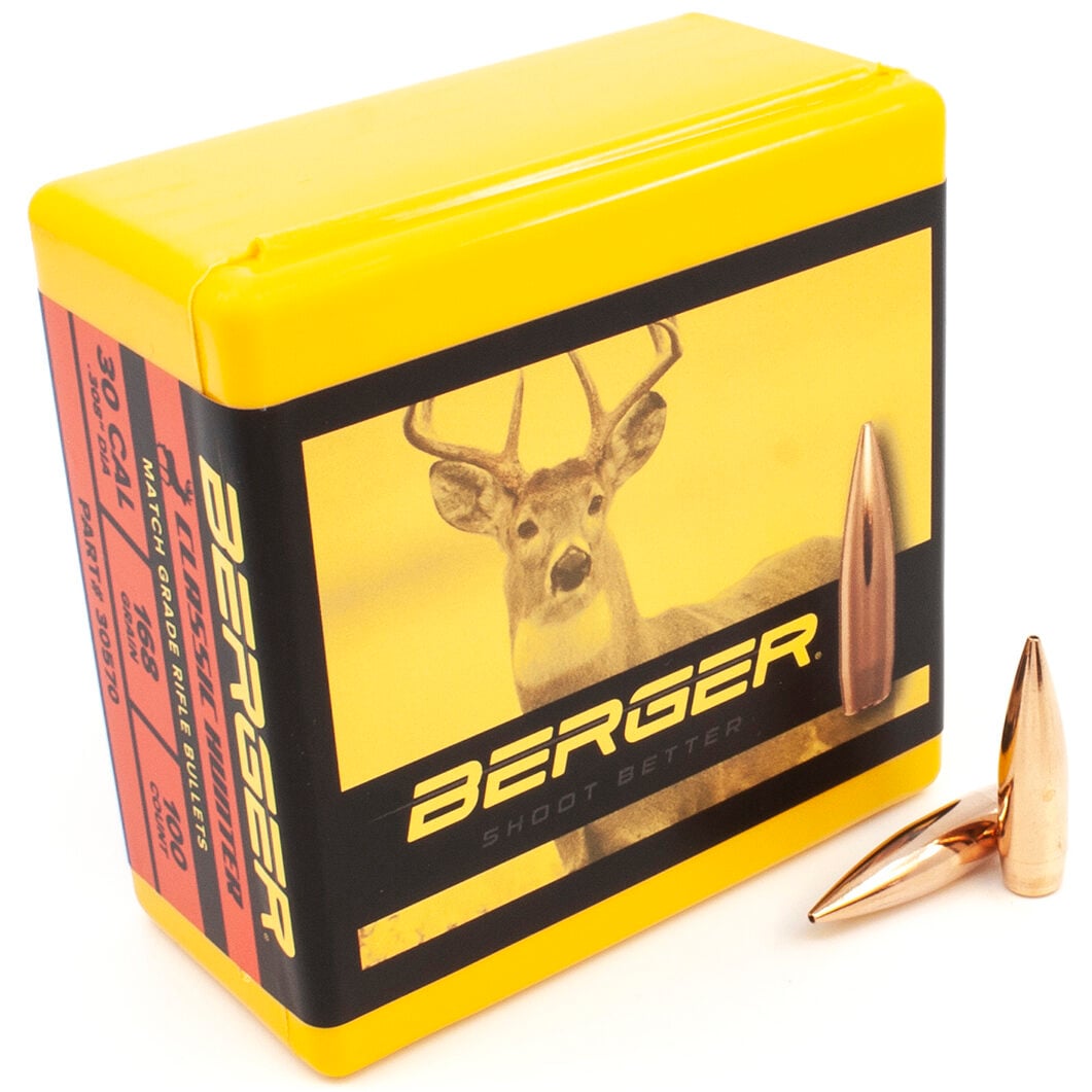 Berger .308 / 30 168 Grain Classic Hunter (100)