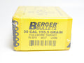 Berger .308 Diameter 155.5 Grain Boat Tail Hollow Point Fullbore Target Bullets