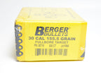 Berger .308 Diameter 155.5 Grain Boat Tail Hollow Point Fullbore Target Bullets