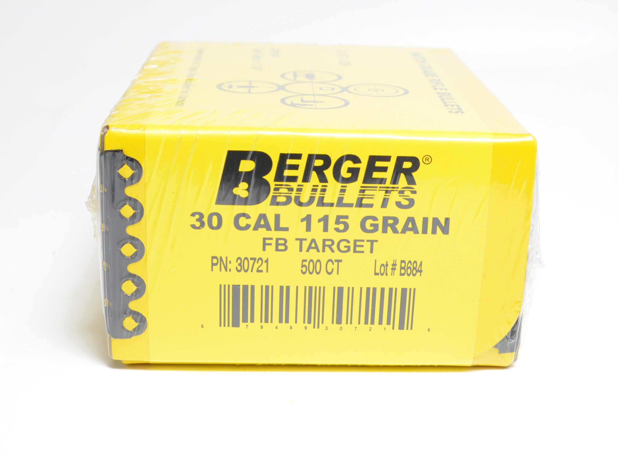 Berger .308 Diameter 115 Grain Hollow Point Flat Base Target Bullets