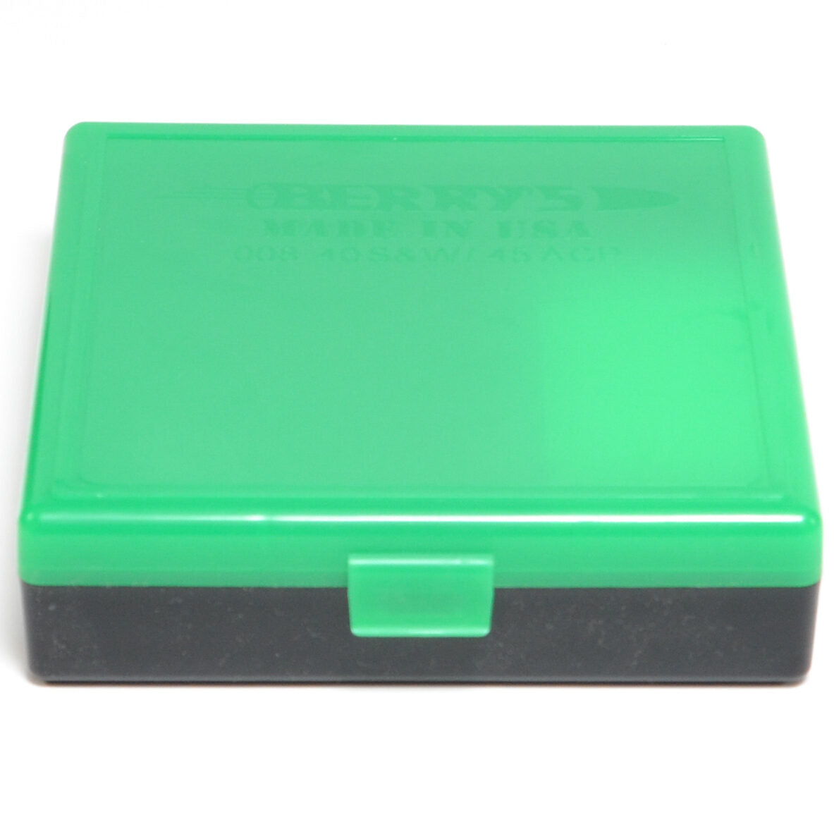 Berrys Ammo Box 10mm/45Acp Snap Hinged 100 Zombie Green/Black 50/Cs
