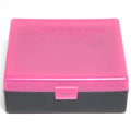 Berrys Ammo Box 44 Spl/Mag Snap Hinged 100 Pink/Black 50/Cs