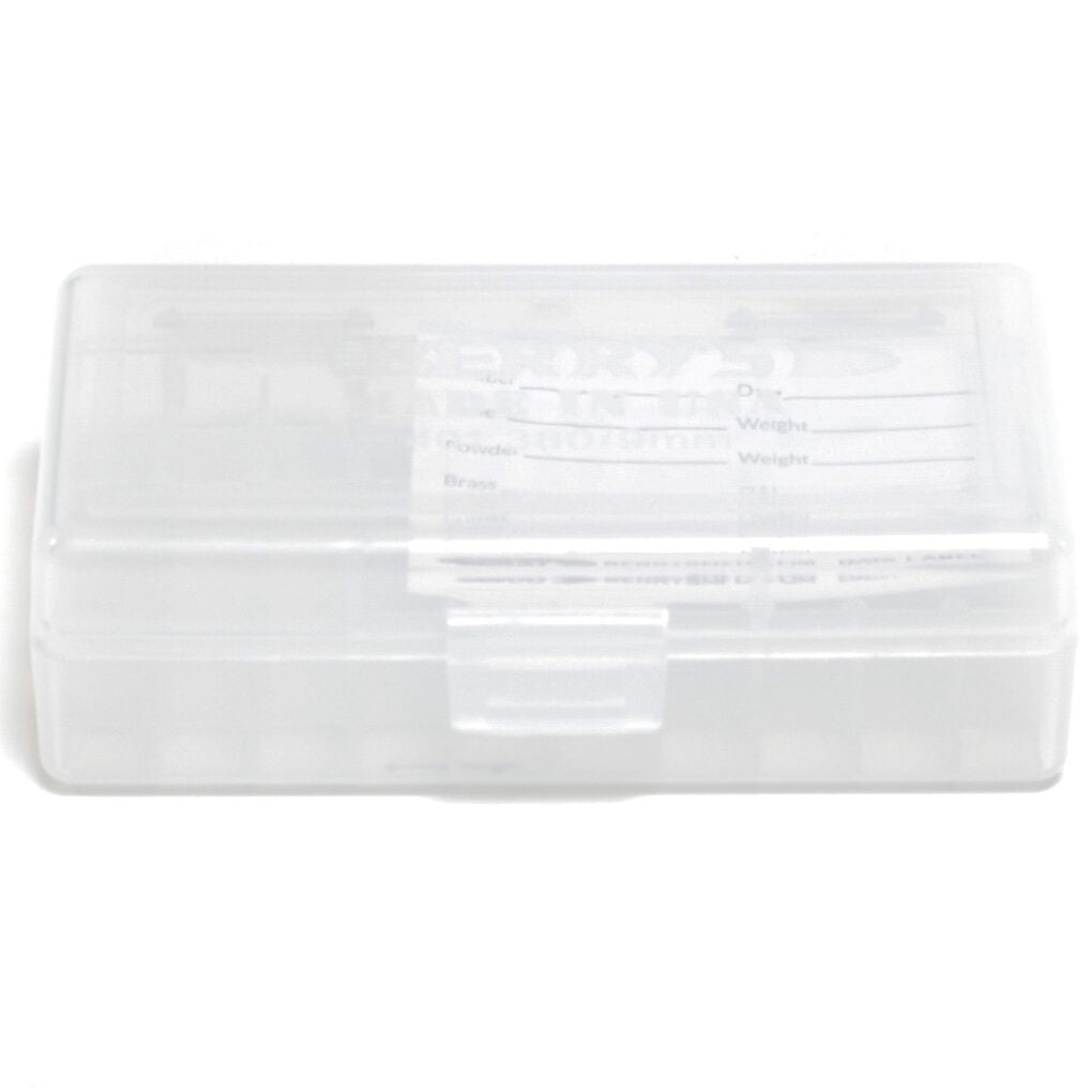 Berrys Ammo Box 380/9mm Hinged Top 50 #401 Clear 50/Cs