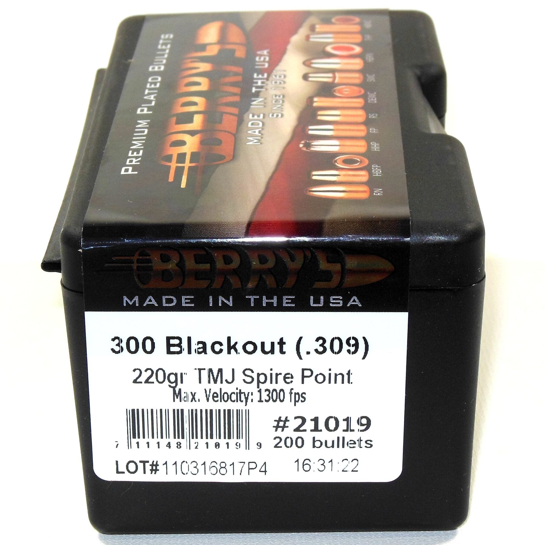 Berrys 300 Aac Blackout 220 Grain Soft Point (200)