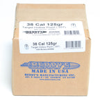 Berry's .357 Diameter 125 Grain Hollow Point Target Bullets (38 Special, 357 Magnum)