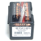 Berry's .401 Diameter 165 Grain Hollow Base Flat Point Bullets