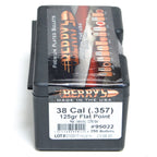 Berry's .357 Diameter 125 Grain Flat Point Bullets (38 Special, 357 Magnum)