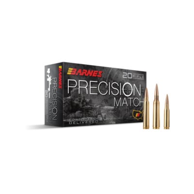 Barnes Ammunition 6mm Creedmoor 112 Grain Open Tip Match 20 Count