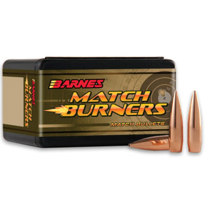 Barnes .243 Diameter 112 Grain Open Tip Match Match Burner 500 Count Bullets