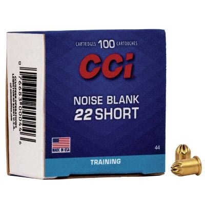 CCI Ammunition 22 Short Blanks 100 Count