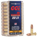 CCI Ammunition 22 Long Rifle 40 Grain Plated Hollow Point 50 Count