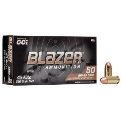 Blazer Ammunition 45 ACP 230 Grain Full Metal Jacket 50 Count