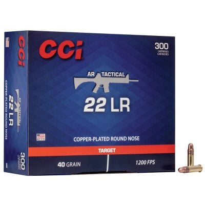 CCI Ammunition 22 Long Rifle 40 Grain Plated Round Nose 300 Count