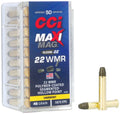 CCI Ammunition 22 Winchester Magnum Rimfire (WMR) 46 Grain Polymer Coated Segmented Hollow Point 50 Count