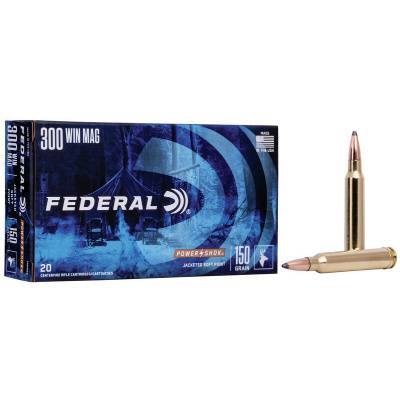 Federal Ammunition 300 Winchester Magnum 180 Grain Jacketed Soft Point 20 Count