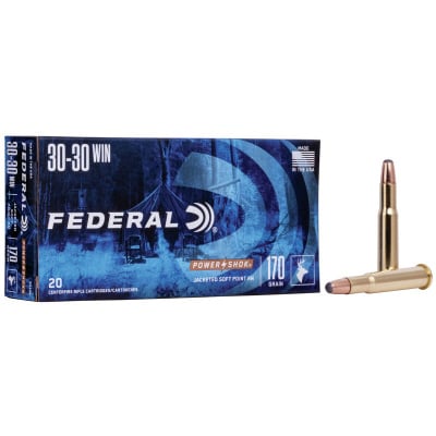 Federal Ammunition 30-30 Winchester 170 Grain Jacketed Soft Point 20 Count
