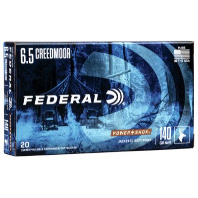 Federal Ammunition 6.5 Creedmoor 140 Grain Jacketed Soft Point 20 Count