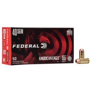 Federal Ammunition 40 S&W 155 Grain Full Metal Jacket 50 Count