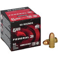 Federal Ammunition 45 ACP 230 Grain Full Metal Jacket 50 Count