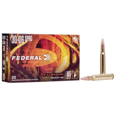 Federal Ammunition 30-06 Springfield 165 Grain Soft Point 20 Count