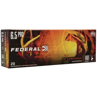 Federal Ammunition 6.5 PRC 140 Grain Bonded Spitzer 20 Count