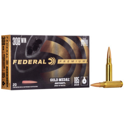 Federal Ammunition 308 Winchester 185 Grain Berger Juggernaught Open Tip Match 20 Count