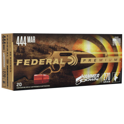 Federal Ammunition 444 Marlin 270 Grain Bonded Hollow Point 20 Count