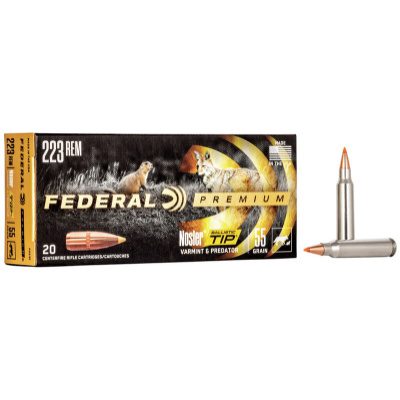 Federal Ammunition 223 Remington 55 Grain Polymer Tipped 20 Count