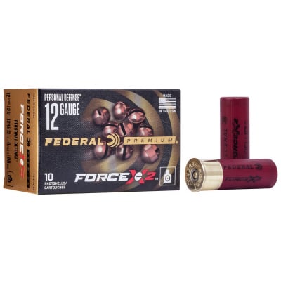 Federal Ammunition 12 Gauge 2-3/4" #00 Buckshot 10 Count