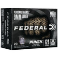 Federal Ammunition 9mm Luger 124 Grain Jacketed Hollow Point 20 Count