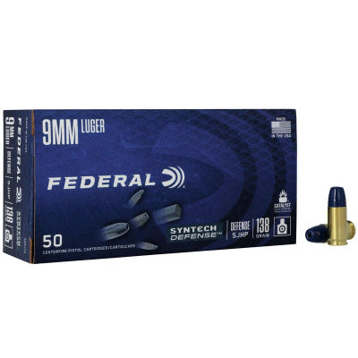 Federal Ammunition 9mm Luger 138 Grain Jacketed Hollow Point 50 Count